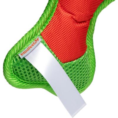 Hundespielzeug Flying Triple Orange Grün M170051 Artfarbe 6593 Detail 8971 XL