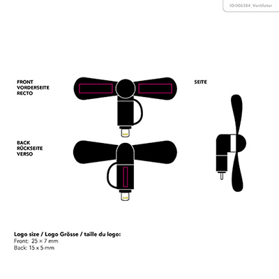 Handy Ventilator Druckflächen 400