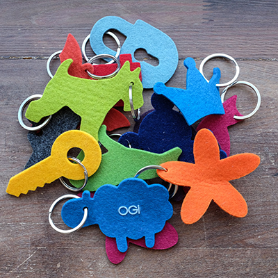 Filz Motive Schlüsselring 400